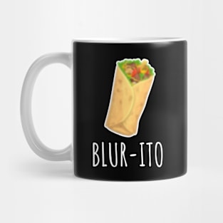 Blur-ito Funny Blur Burrito Mug